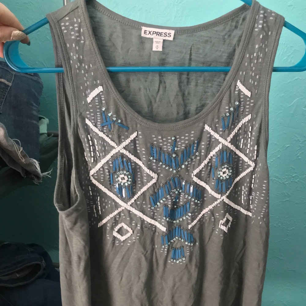 Express sequin tank